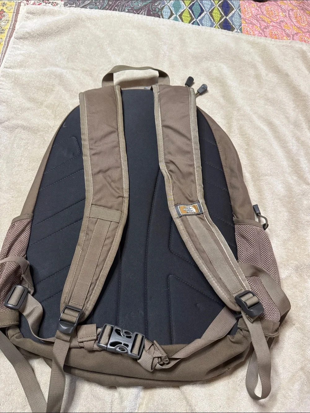 The North Face Jester Backpack in Red and Brown